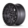 Dirty Life DIRTY LIFE DT-1 9303 MATTE GUNMETAL/BLACK SIMULATED RING 17X9 5-114.3 -12MM 72.6MM 9303-7965MGT12