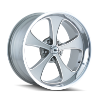 Ridler RIDLER TYPE 645 GREY/MACHINED FACE/POLISHED LIP 17X7 5-120.65 0MM 83.82MM 645-7761GP