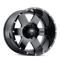 AMERICAN TRUXX AMERICAN TRUXX ARMOR AT155 BLACK/MILLED 20X9 5-139.7 0MM 87.1MM AT155-2985M0