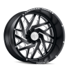 AMERICAN TRUXX FORGED ATF1909-221283M ARIES AMERICAN TRUXX FORGED ARIES ATF1909 MATTE BLACK/MILLED 22X12 6-139.7 -44MM 106.1MM ATF1909-22283-44M