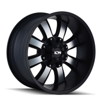ION ION TYPE 189 SATIN BLACK/MACHINED FACE 20X10 5-127/5-139.7 -19MM 87MM 189-2152B