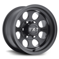 Classic III 15X8 with 5X4.50 Bolt Pattern 3.625 Back Space Satin Black