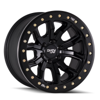 Dirty Life DIRTY LIFE DT-1 9303 MATTE BLACK W/SIMULATED RING 20X9 6-135 12MM 87.1MM 9303-2936MB12