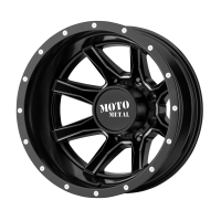 Moto Metal MO995765897140N MO995 17X6.5 8X210 S-BLK MILL -140MM